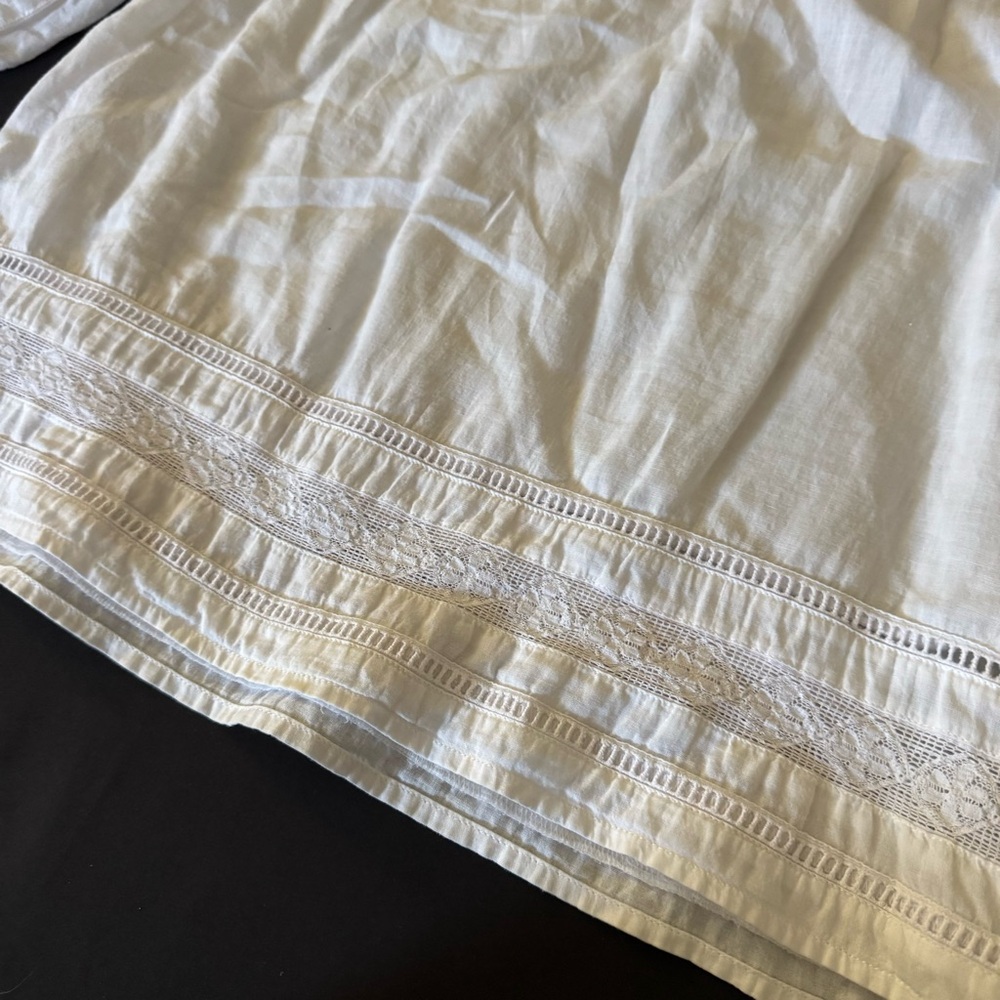 J.Jill Elegant White Women's Top/S - Picture 2 of 5